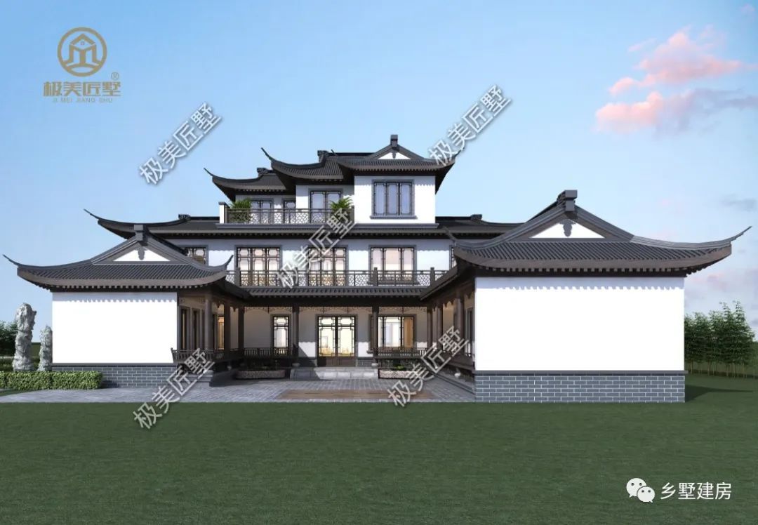 卧室|22.44X23.7米建个带商铺的中式合院，蕴藏典雅大气，传三代不过时