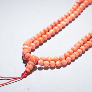 |回流-珊瑚圆珠项链