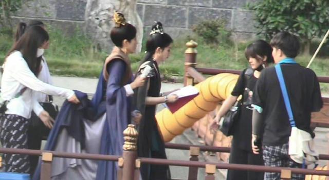 凡尔赛|《幸福》播出后，赵丽颖拍摄《与凤行》，学习态度很认真！