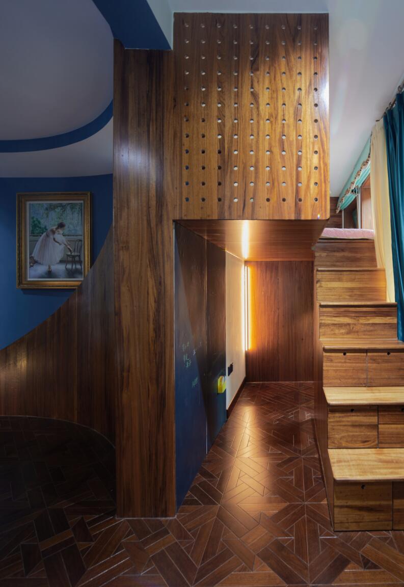 63㎡的户型，她拒绝平庸，以异形设计新家，完工后惊艳极了