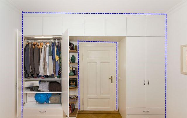 真聪明,门洞两侧向外挤出40cm宽,学会这招,实现双柜收纳多10㎡