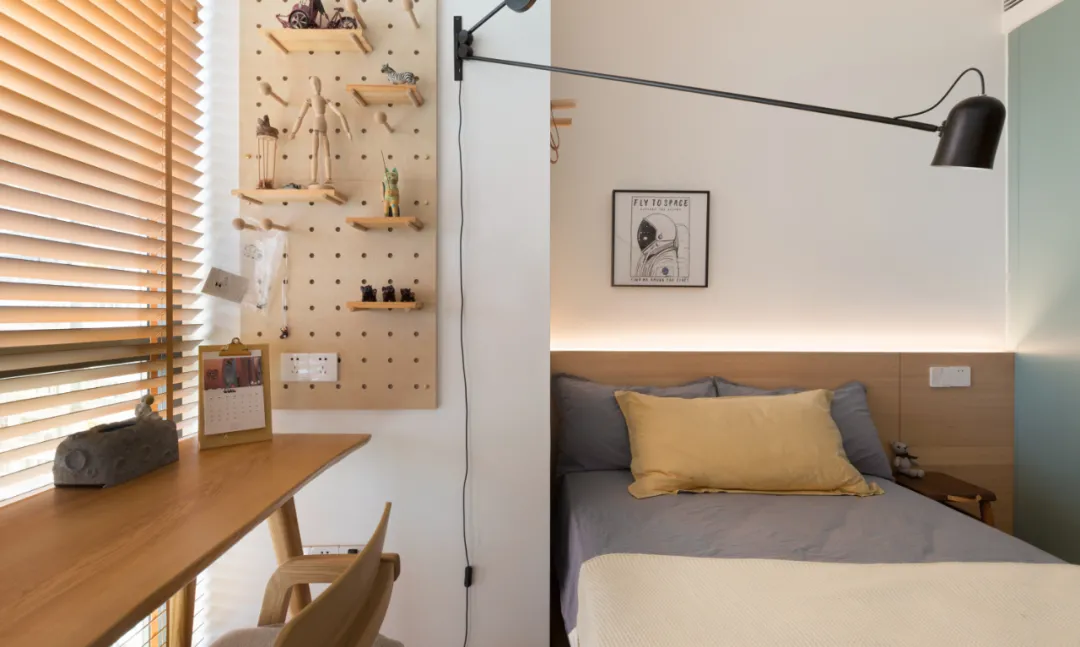 60㎡学区房改造，对调功能区，温馨又有趣