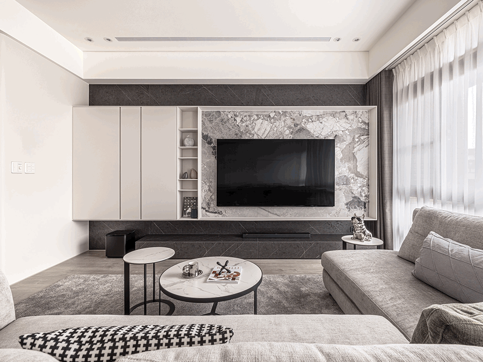 她家的户型改造真的绝:130㎡,轻松拥有“大横厅”和超多储物设计