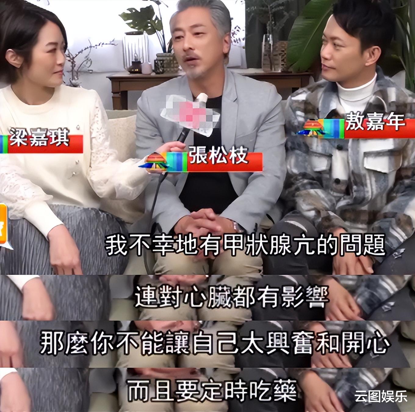 张松枝|TVB男星张松枝近况!患甲亢长期吃药不能激动,55岁已满头白发