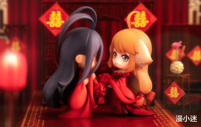 手办|狐妖小红娘：红红和月初十里红妆，弥补动漫中的遗憾，甜蜜感人