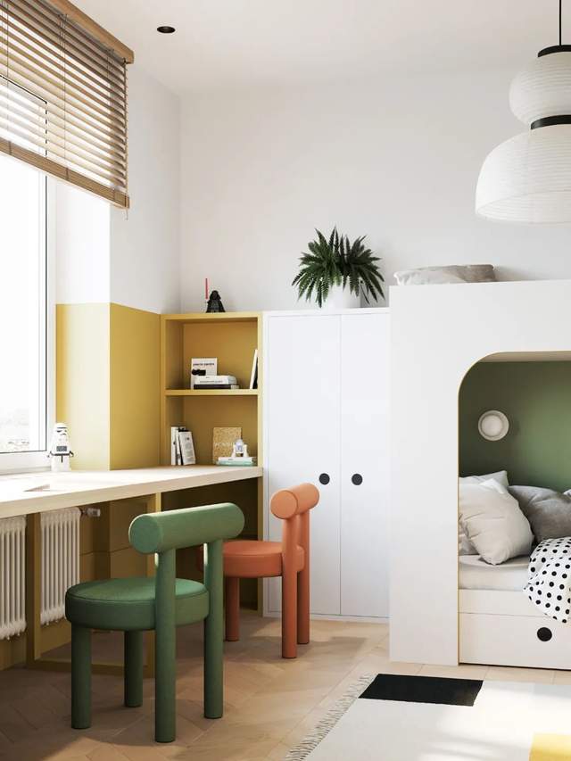 现代两居室,尽享四口之家的温馨