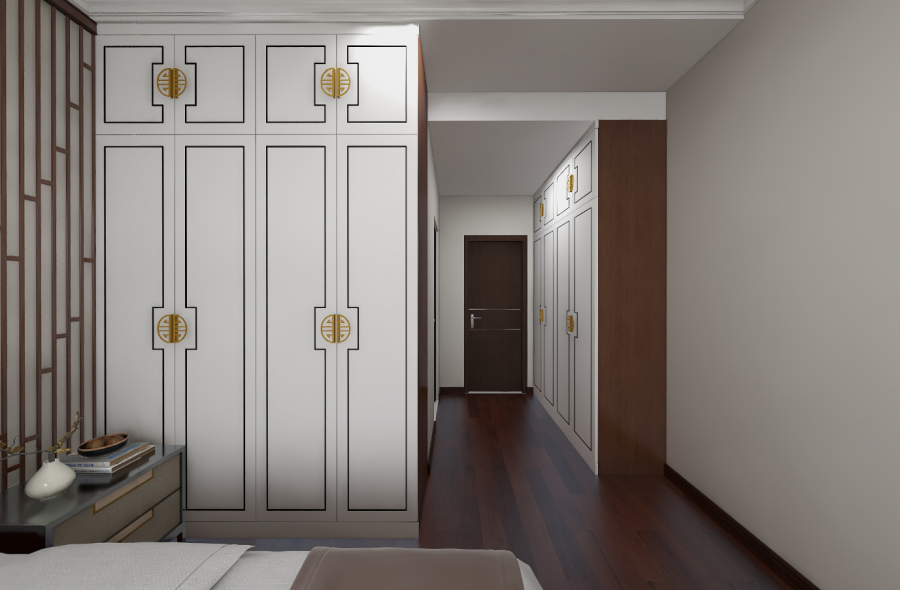 110㎡房子装修成新中式,全屋古色古香设计,这效果太值了!