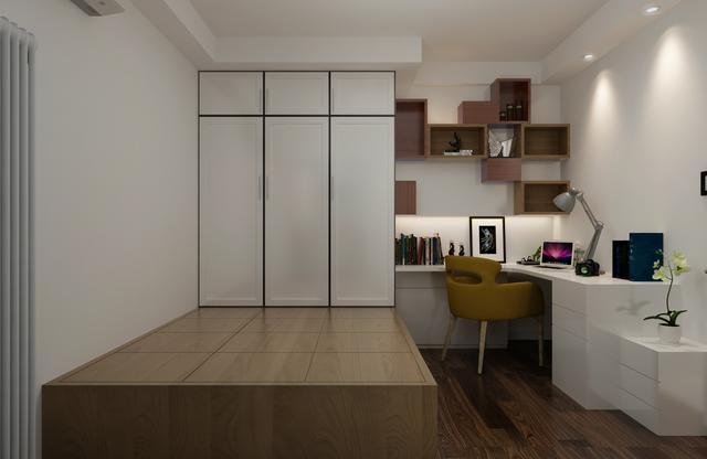 117平简约风三居室，蓝与灰的融合，真的挺漂亮！