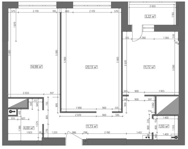 65平方米的小户型，经过设计师精心改造后，邻居看完都拍手称赞
