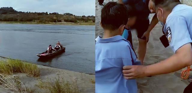 |重庆男子带5岁娃野泳,爸爸救子沉水失踪,孩子望着江面一言不发