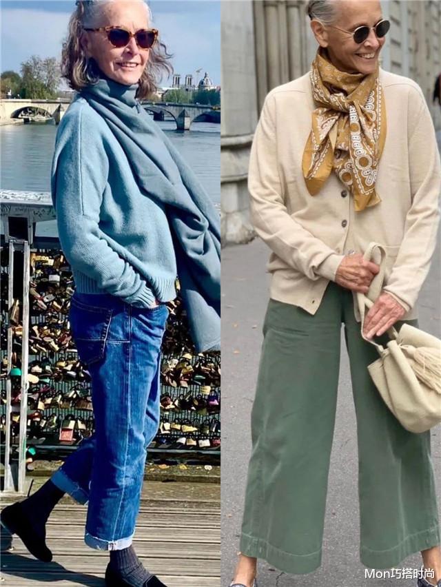 刘嘉玲 这才叫活成了最美的模样，巴黎奶奶们靠体态和打扮取胜，优雅到老
