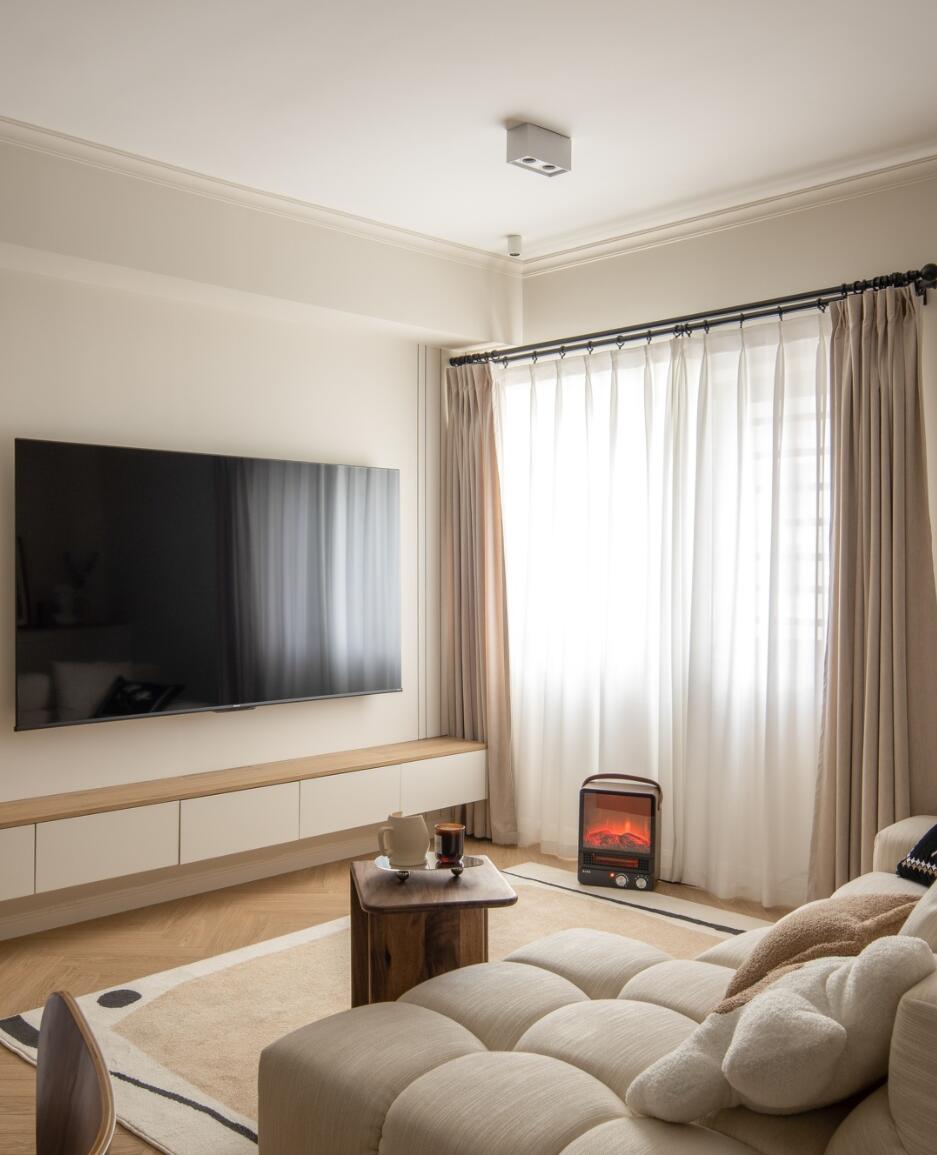 78㎡小家,她拒绝网红北欧风,以“简法”定位,完全后超有品质感