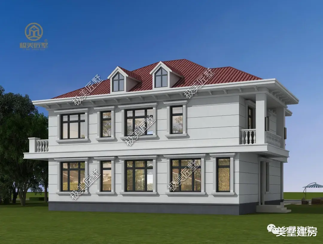 ?农村实用的二层小别墅,精致耐看不过时,回家建一栋,脸上倍有面!