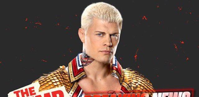 C罗|WWE科迪：RAW上演讲没有台词，纯即兴！大布已返回加拿大！