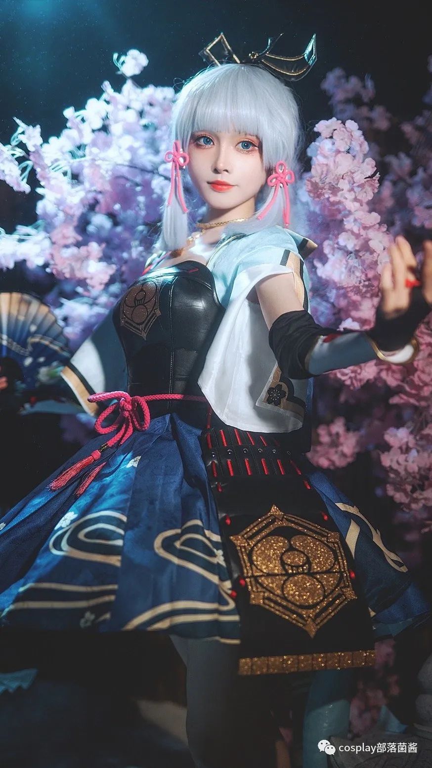 |cos：原神神里绫华cos正片@宵鱼鱼