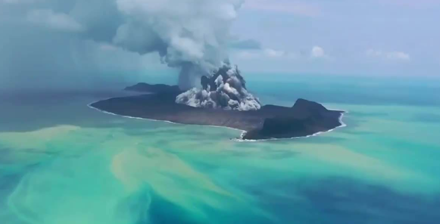 汤加火山喷发波及香港!威力堪比1000颗原子弹爆炸,会灭国吗?