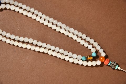 和田玉籽料|和田玉籽料108颗念珠