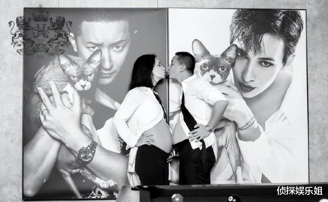 卢靖姗|卢靖姗晒孕期营养餐，穿红色孕妇裙肚大如箩身形纤细，面容显憔悴