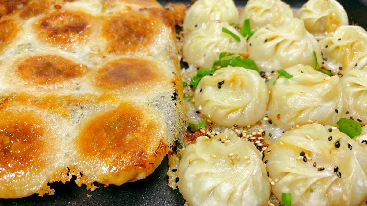 生煎|在家就能轻松做水煎包,比早餐店卖得还好吃!早餐10分钟出锅,香