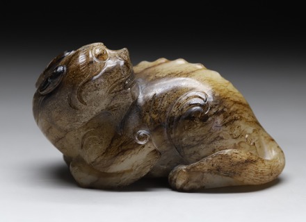 和田玉籽料|回流 舊藏和田玉籽料“老提油 瑞兽”