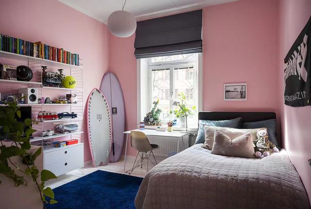 瑞典男主家:不同空间不同色,简约大气设计感强,可当装修范本了