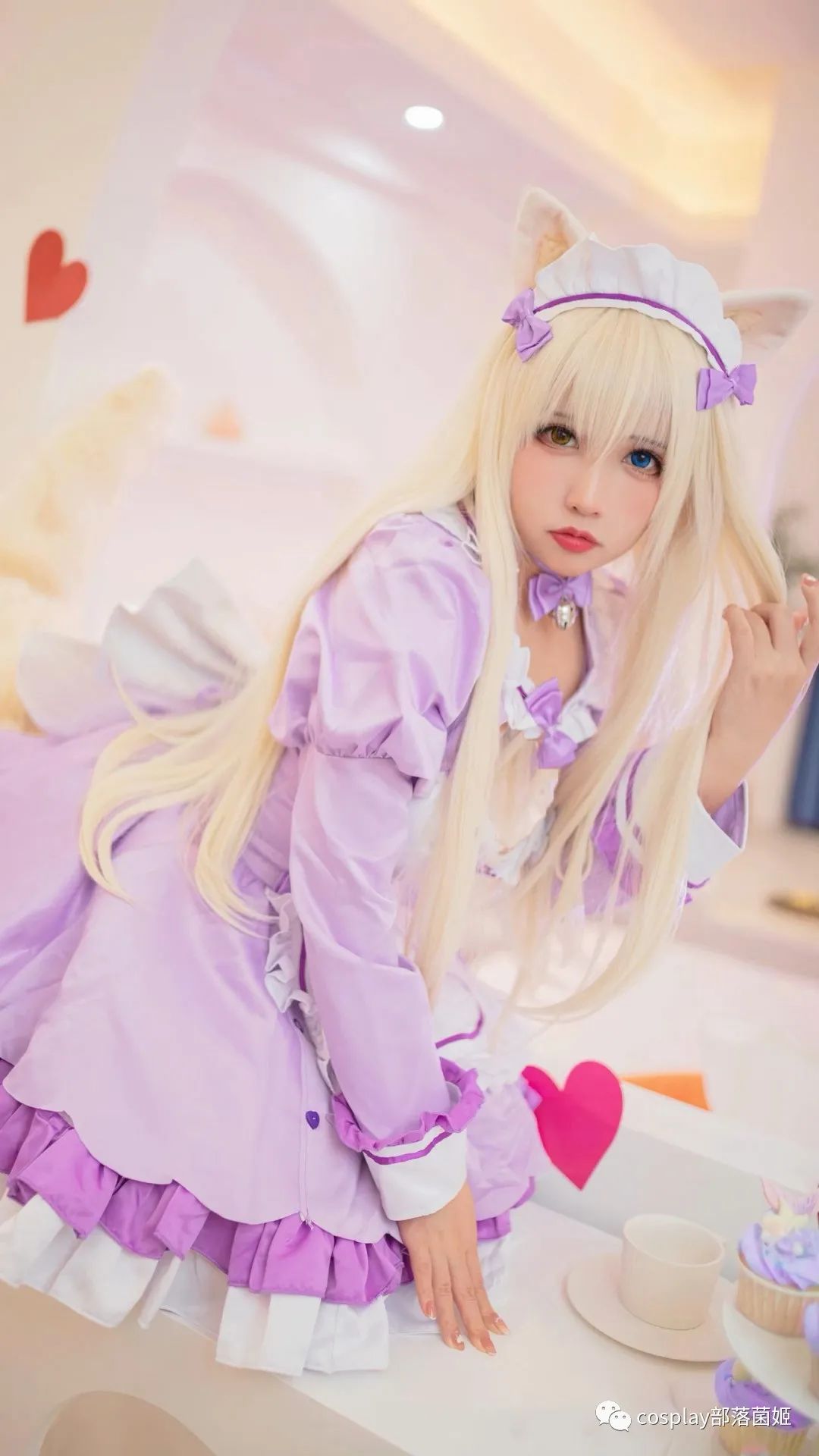 |cos：小麦色初尝试的缅因猫娘@桃之啾啾