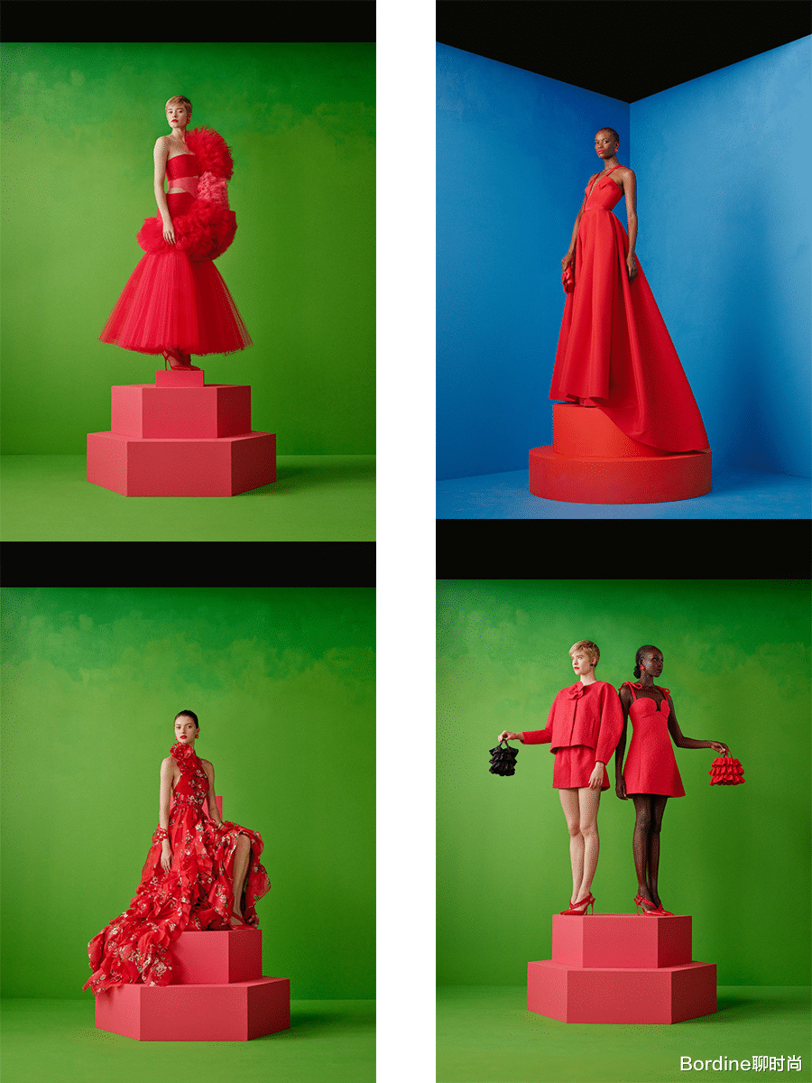 Carolina Herrera 2022早秋系列,青春的奢华,醒目繁荣也有亮点