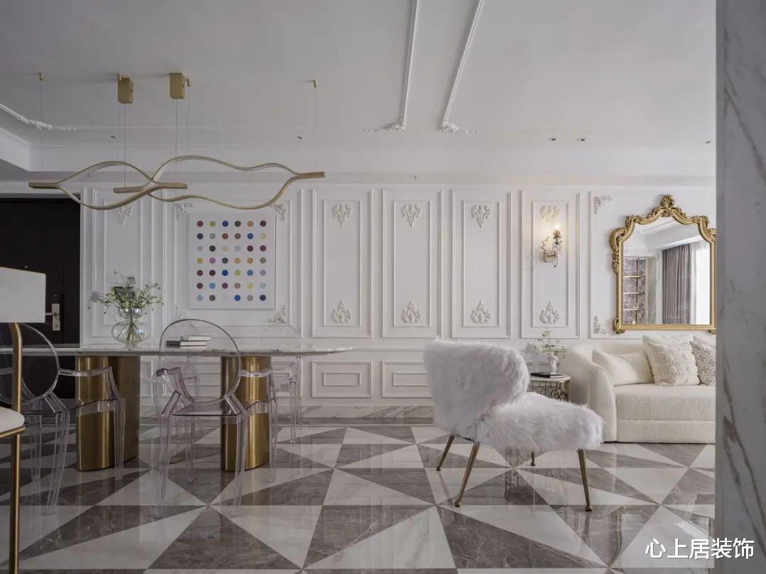 160平新古典装饰,卧室设计太高级了