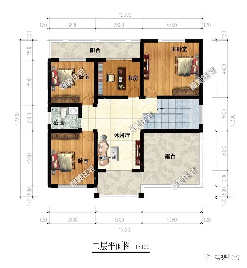 同是中式风格别墅,这两款户型却很不一样,你会选择哪一栋?