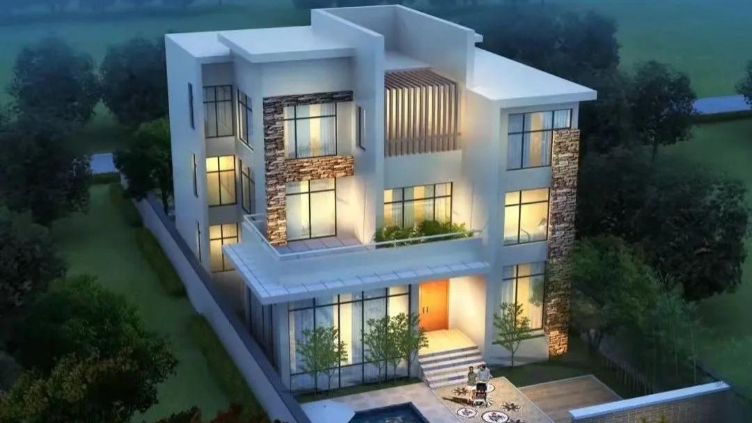 美必须干净，这所现代小别墅完美演绎了这一点