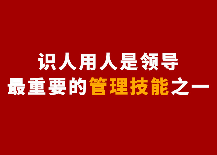 东芝|识人用人是领导最重要的管理技能之一