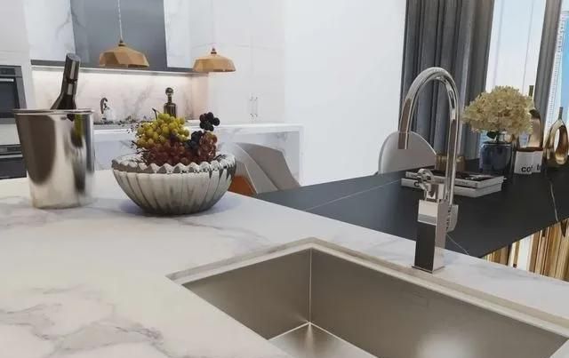 橱柜台面用哪种材质好?对比常见的4种材料,才发现我家装错了