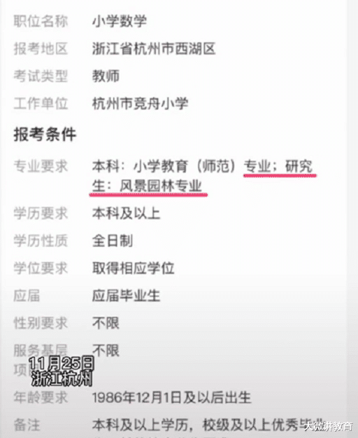 数学|“为了醋，包的这顿饺子”，小学数学老师招聘要求：园林专业硕士