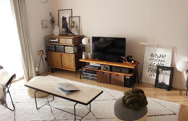 日式小家具,整齐的收纳,一人租房住的日子也能过得轻松自在