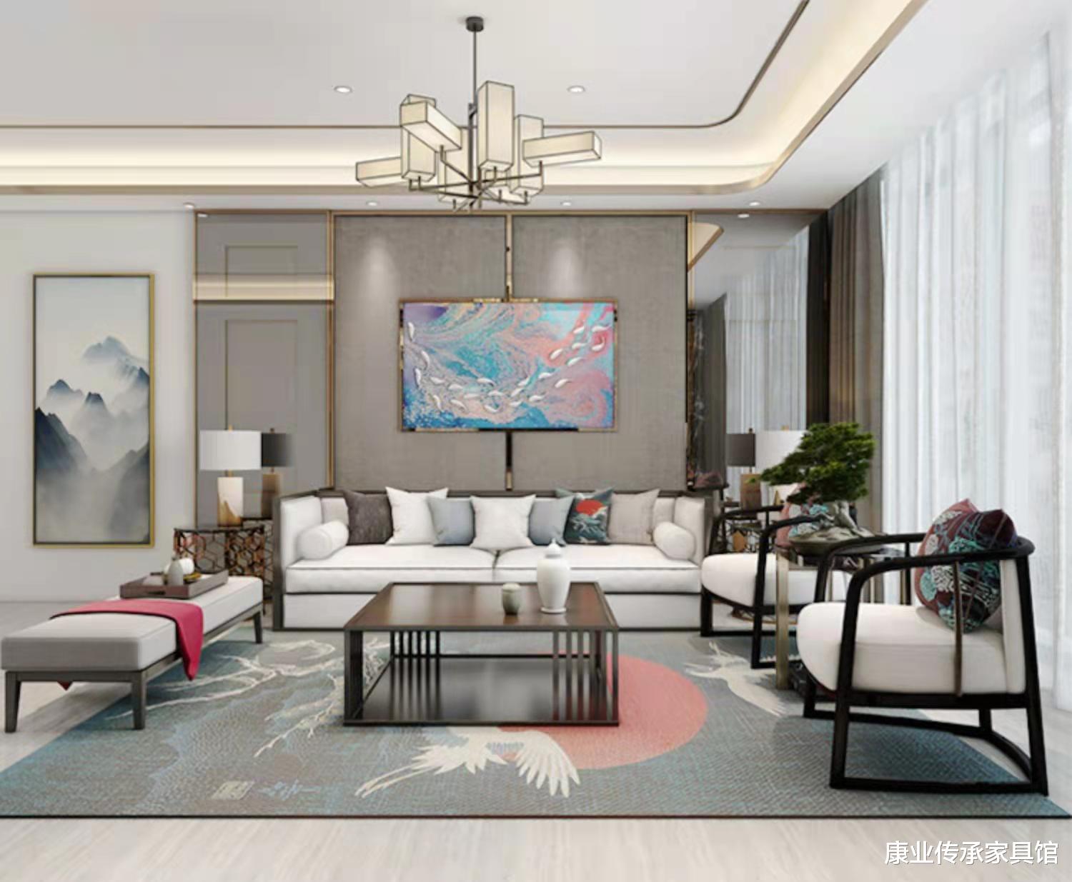 轻奢新中式,用细腻的情感设计,呈现出充满幸福感的生活状态