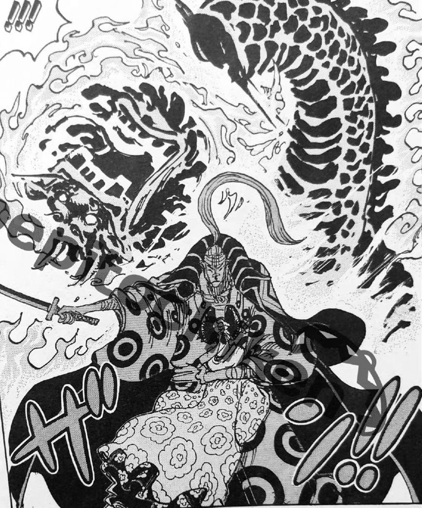 路飞|海贼王1048话情报：传次郎斩杀黑炭大蛇，凯多开出“火龙须佐”！