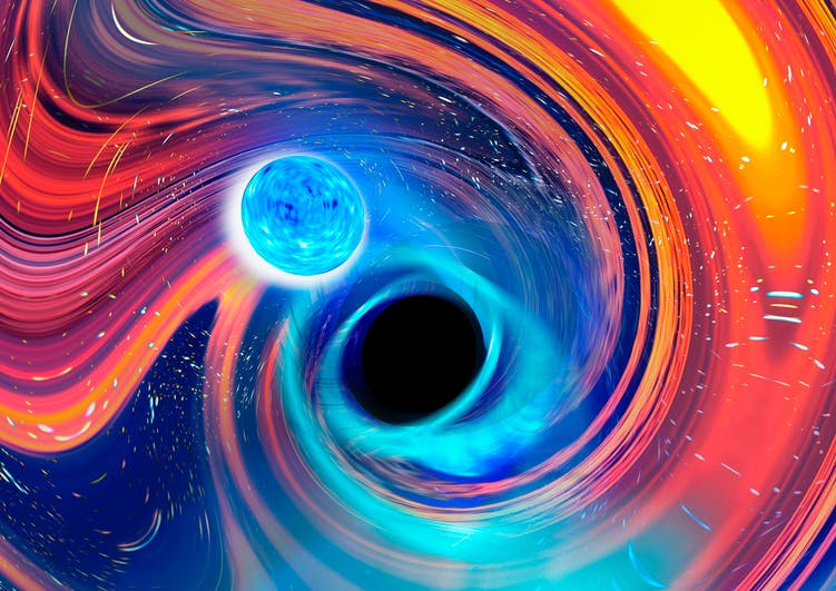 黑洞或中子星为奇异的宇宙天体提供了燃料