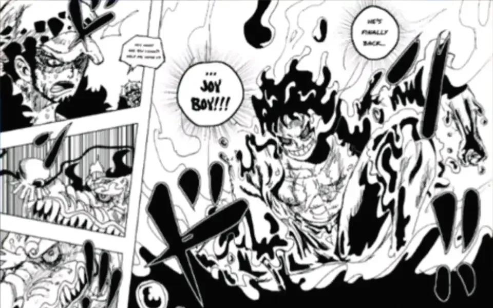 路飞|海贼王1043话:路飞身体液化,橡胶果实觉醒,五老星失算了