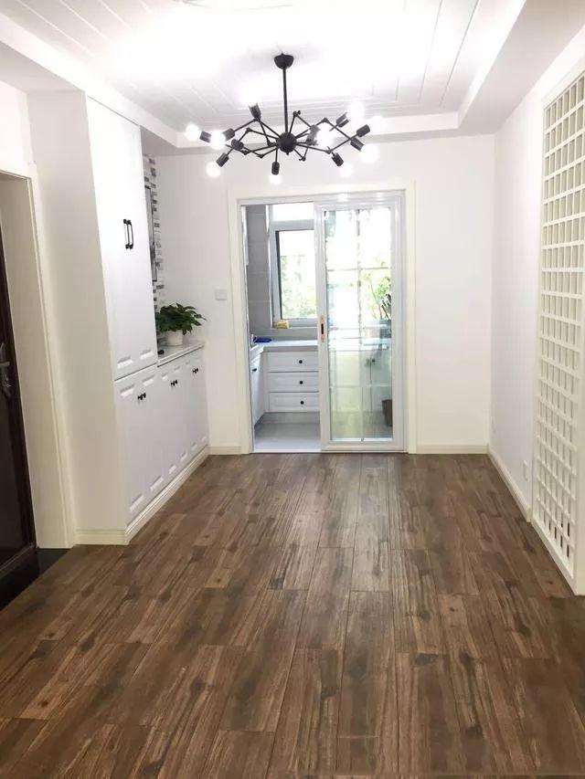 新房硬装完工,打扫干净格外漂亮,最满意全屋定制柜子!