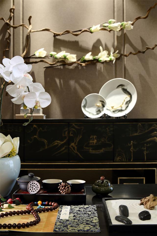 精美的新中式设计,古典与现代的结合,尽显生活美感