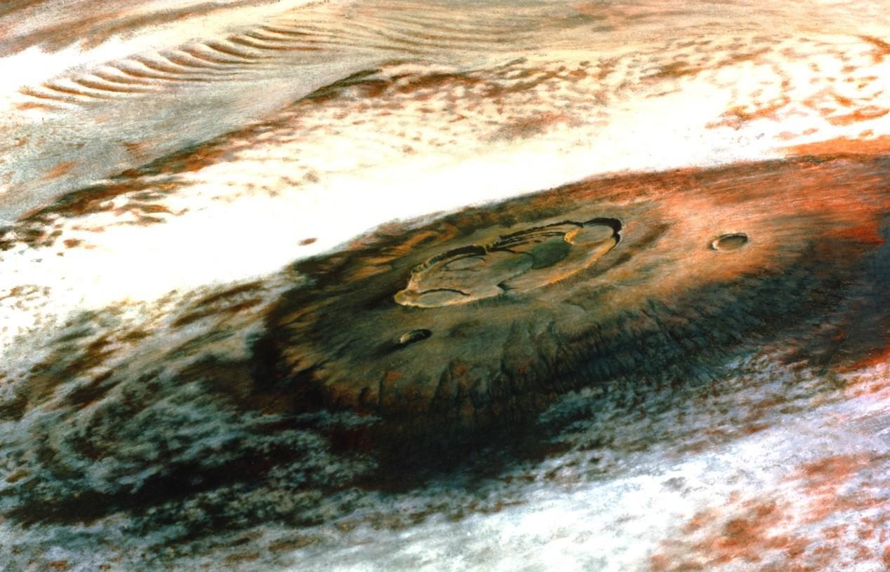 是陨石撞击?还是火山喷发?火星大坑成因证据新考察