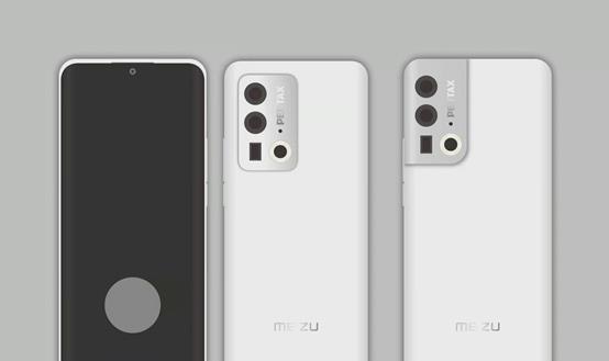 魅族|魅族19最新渲染图曝光疑似联手宾得纯白机身+后置潜望四摄