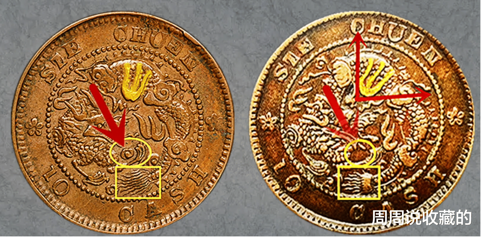 光绪元宝|四川省造光绪元宝当十里，市价最高的山字龙少云版