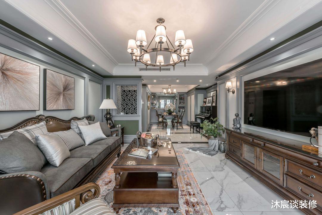 她不要“网红”风格，新家装成经典美式风，到处透露着休闲的浪漫感