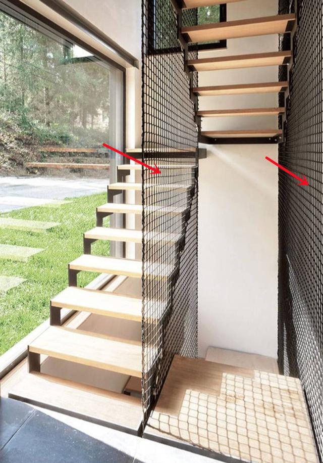 精挑细选5种材质扶手,安装上去,整个悬空楼梯果然更出彩了!