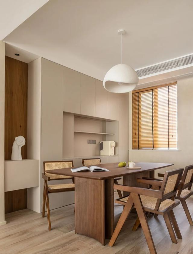 124㎡半包13万,这对情侣把合肥新家装成侘寂风,越住越高级!