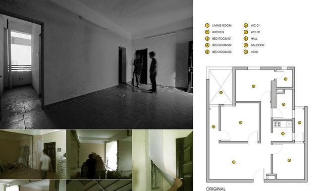 83㎡客餐厨全打通，全开放式布局腾出3居室，满足三世同堂需求