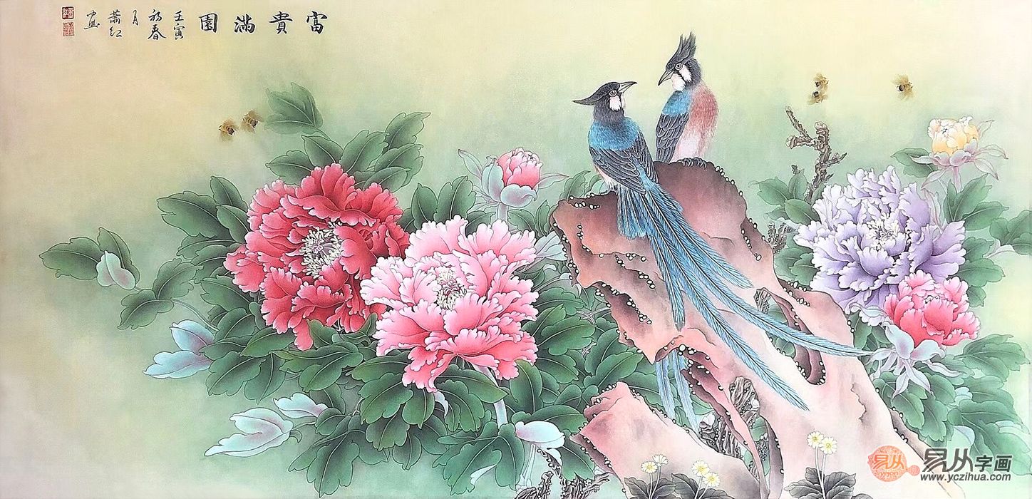 客厅中式装饰画之花鸟画,这5款超正,让家美出与众不同