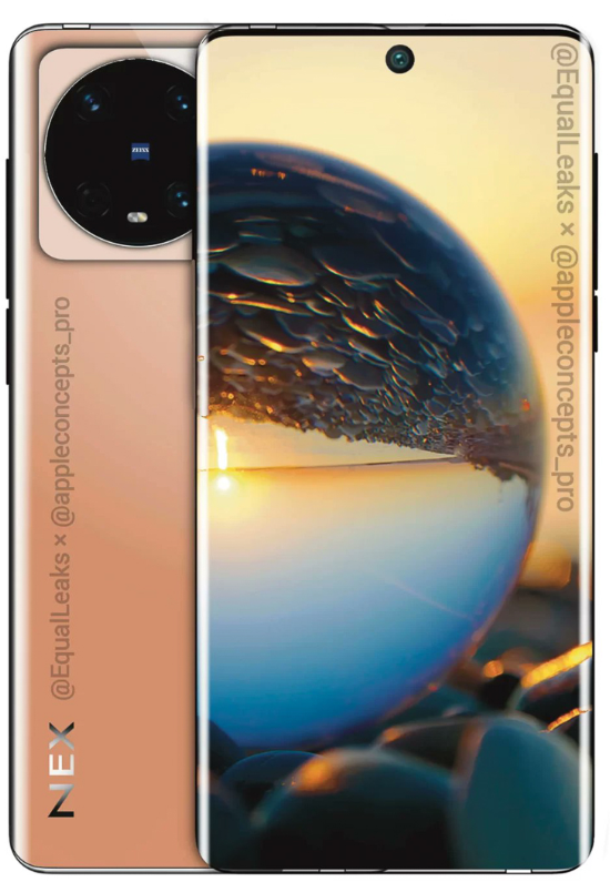 台电|VIVO NEX5渲染图和参数曝光，相机辨识度极高，撞脸小米12U？