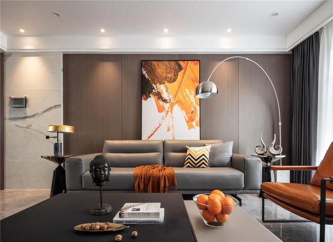 大白墙有点单调,试试局部用木饰面上墙,不仅高级而且有颜值!